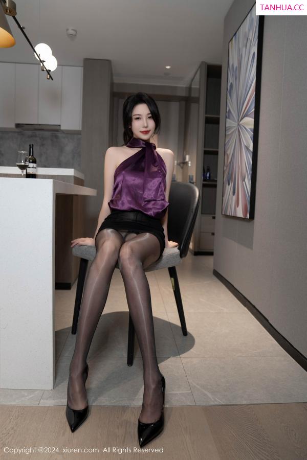 陈若依 抖娘利世 [XiuRen]高清写真图 2024.07.11 No.8843 利世 美腿黑丝第14张图片